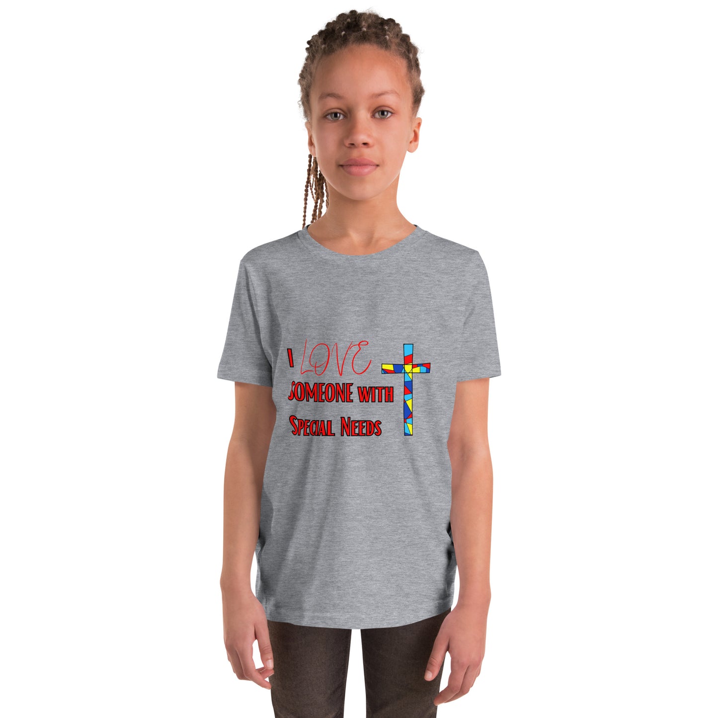 Youth Short-Sleeve T-Shirt "I Love Someone w/ Special Needs"