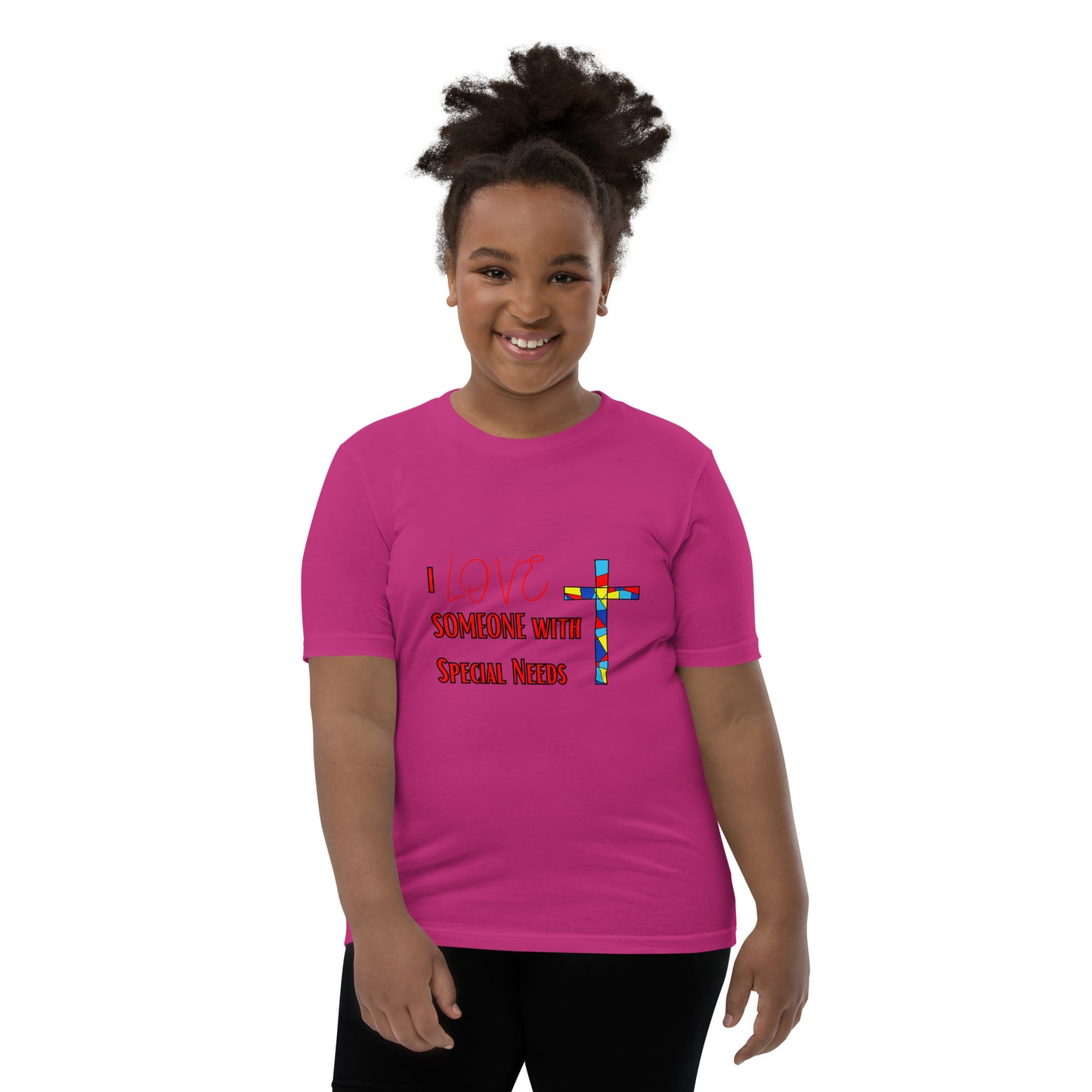 Youth Short-Sleeve T-Shirt "I Love Someone w/ Special Needs"