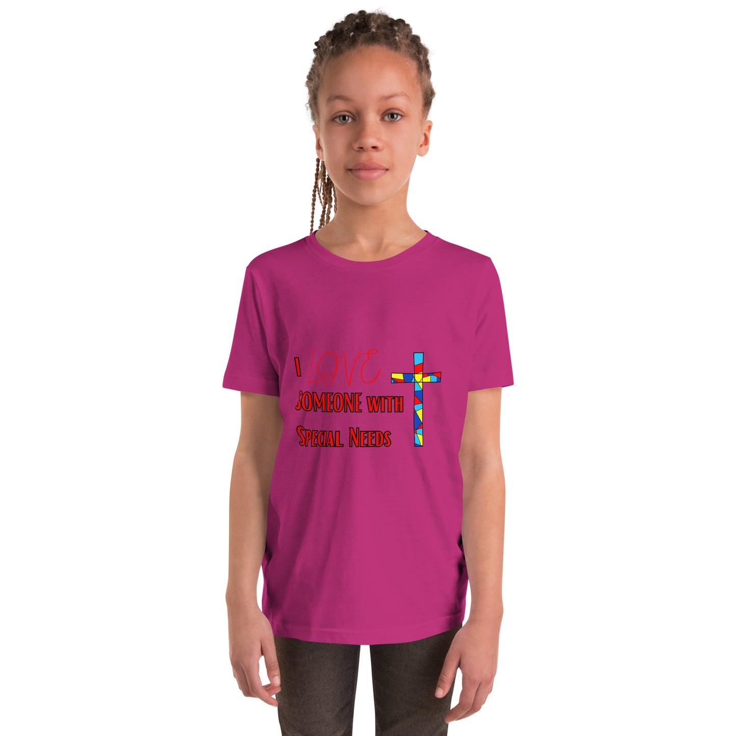 Youth Short-Sleeve T-Shirt "I Love Someone w/ Special Needs"