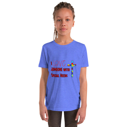 Youth Short-Sleeve T-Shirt "I Love Someone w/ Special Needs"