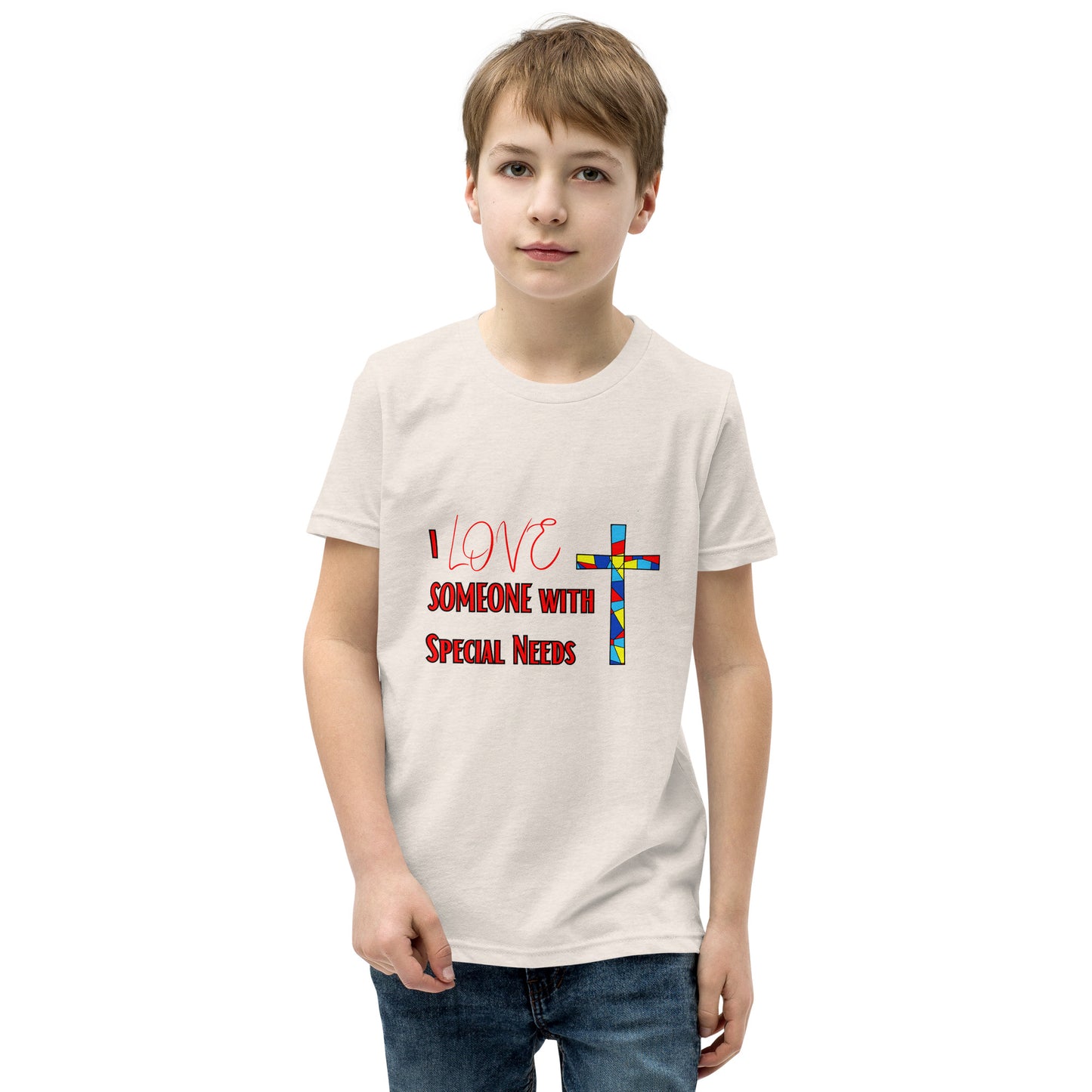 Youth Short-Sleeve T-Shirt "I Love Someone w/ Special Needs"