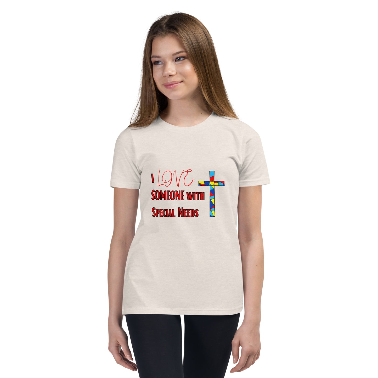 Youth Short-Sleeve T-Shirt "I Love Someone w/ Special Needs"