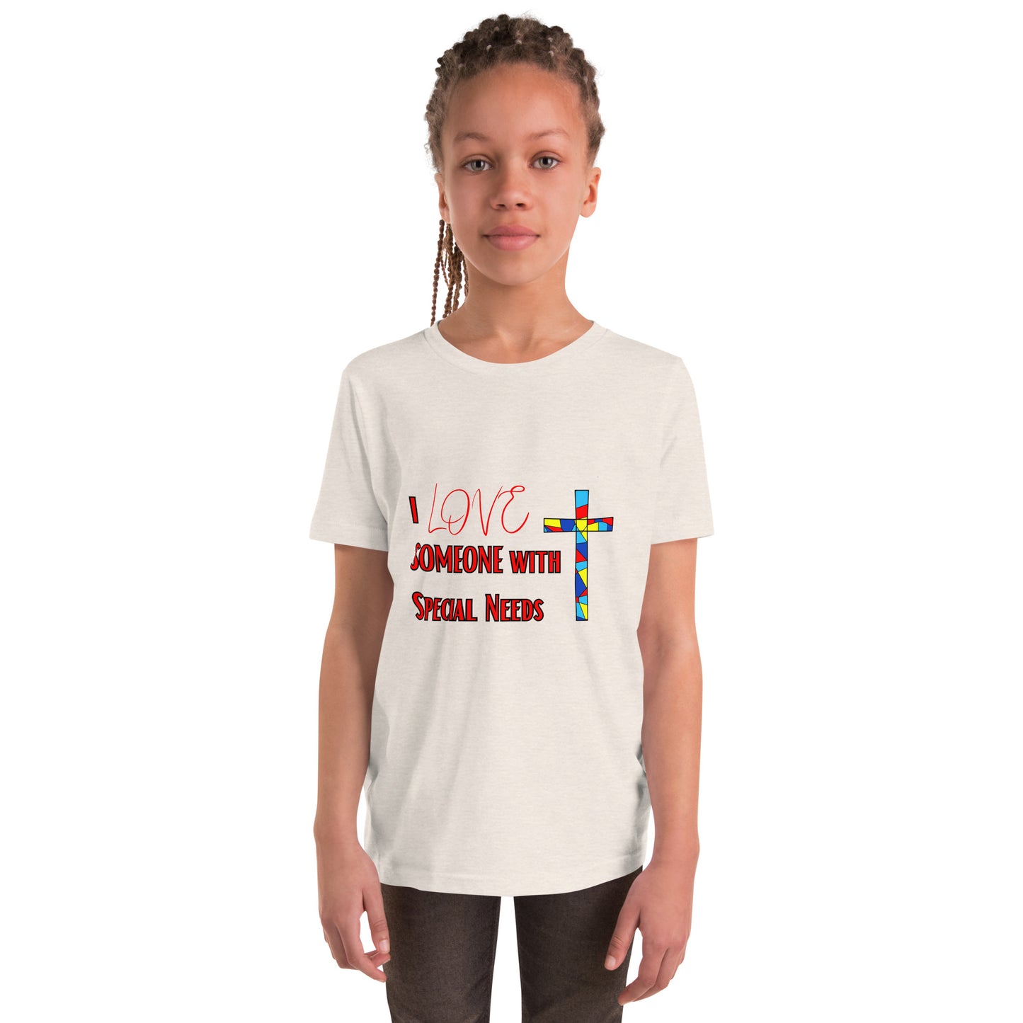 Youth Short-Sleeve T-Shirt "I Love Someone w/ Special Needs"