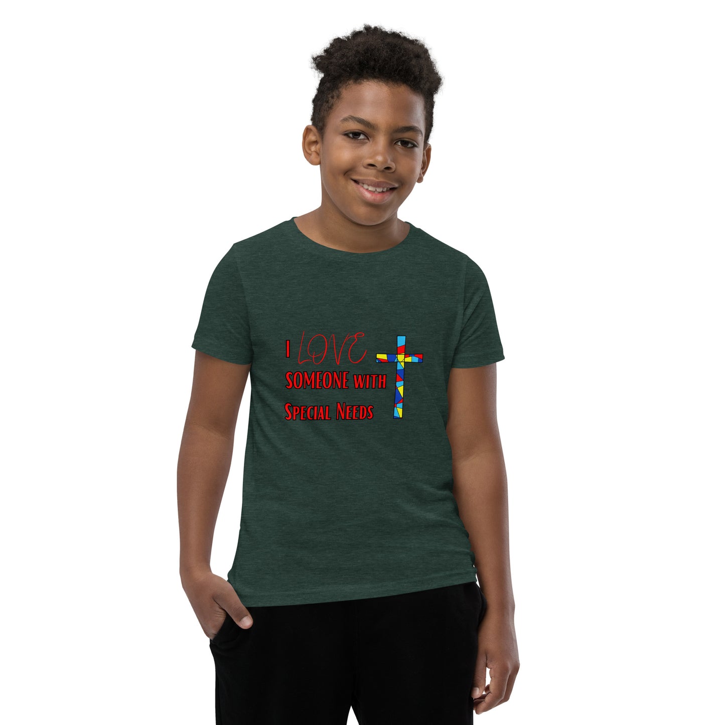 Youth Short-Sleeve T-Shirt "I Love Someone w/ Special Needs"