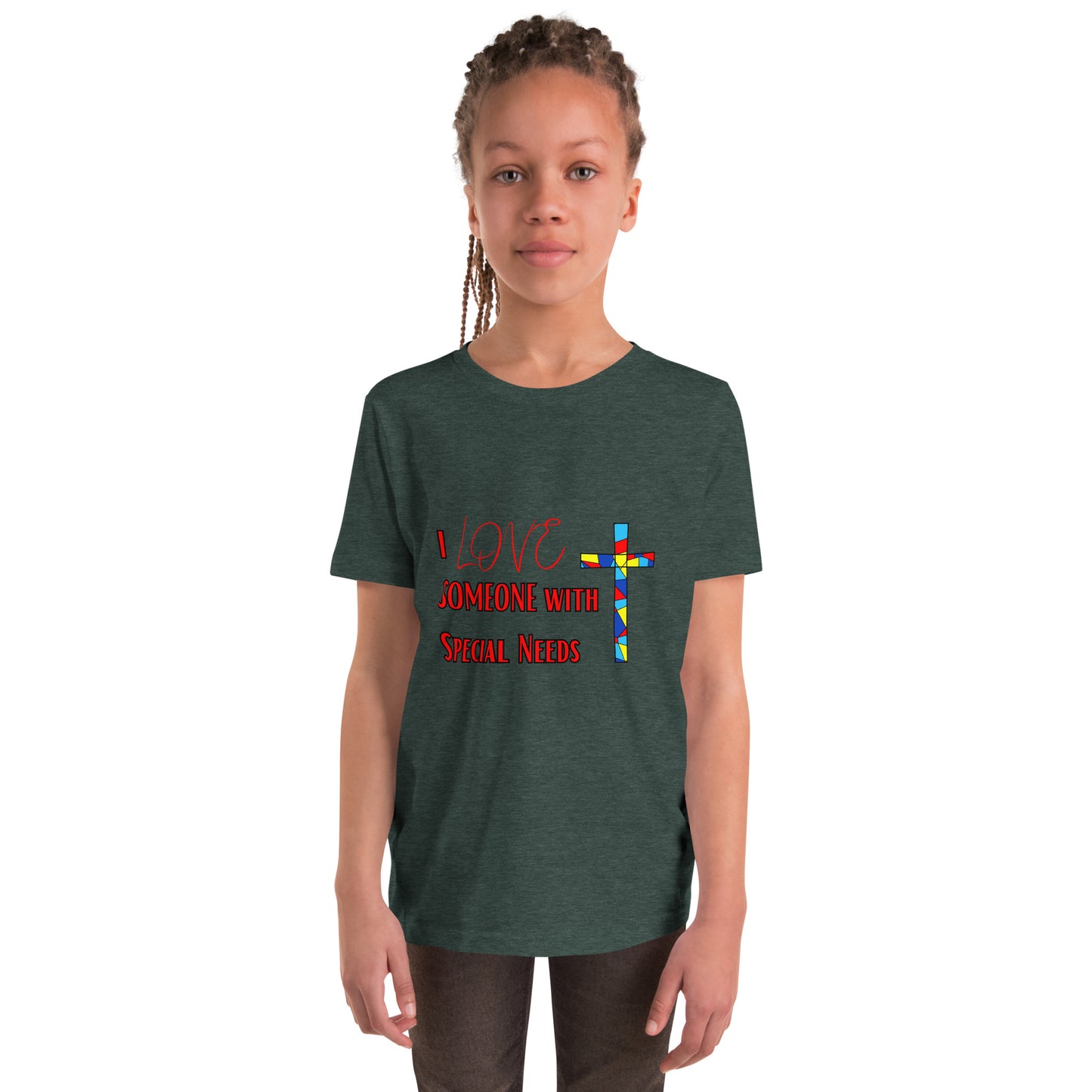 Youth Short-Sleeve T-Shirt "I Love Someone w/ Special Needs"