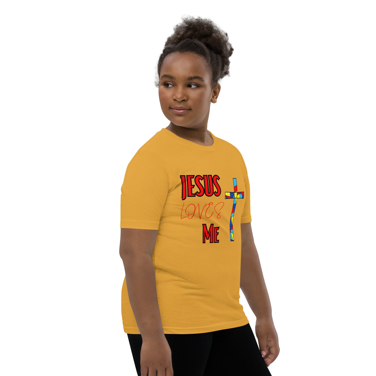 Youth Short Sleeve T-Shirt "Jesus Loves Me"