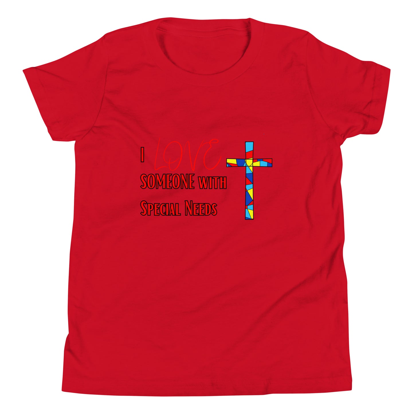 Youth Short-Sleeve T-Shirt "I Love Someone w/ Special Needs"