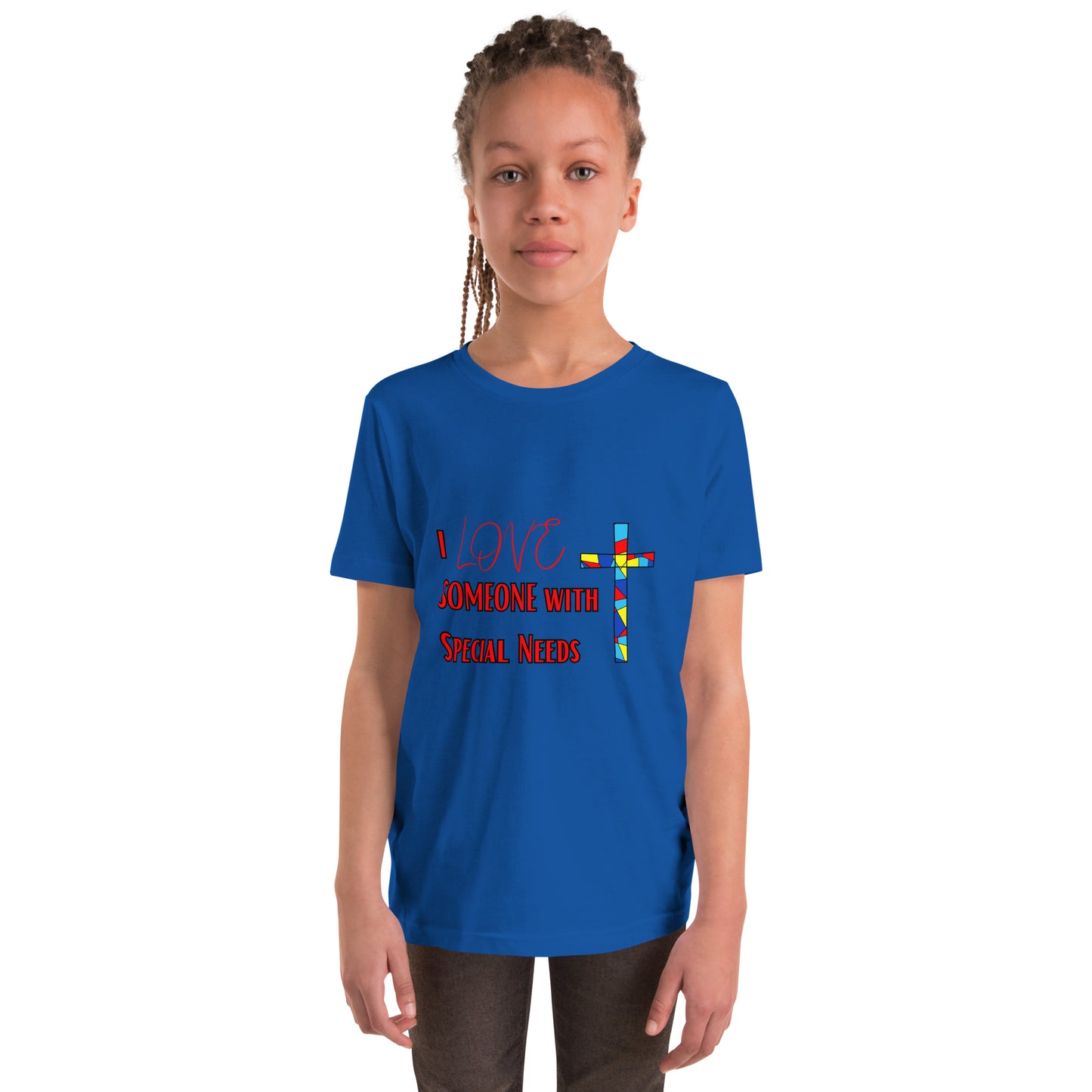 Youth Short-Sleeve T-Shirt "I Love Someone w/ Special Needs"